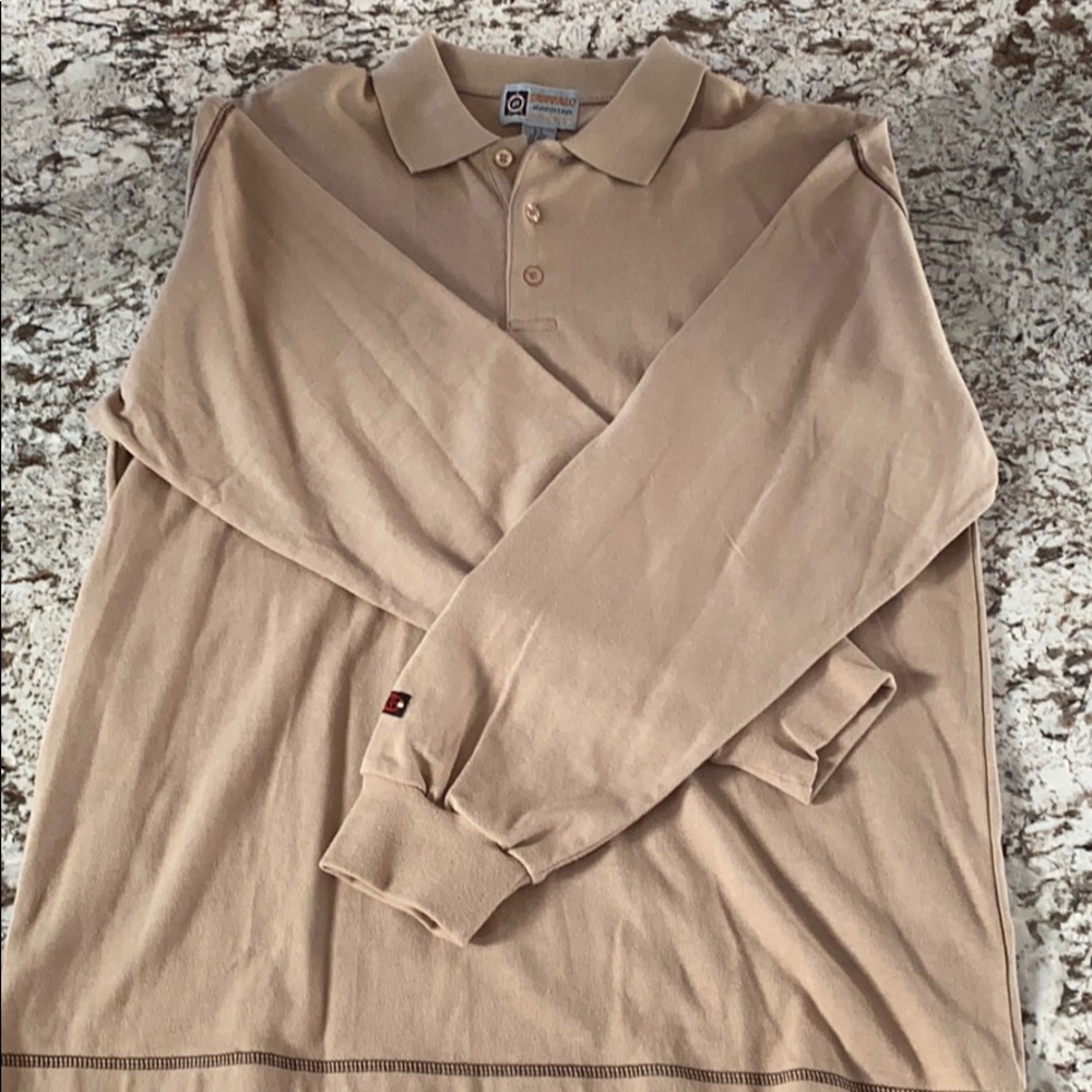 Large, long sleeve casual collar shirt in ‘Marly’